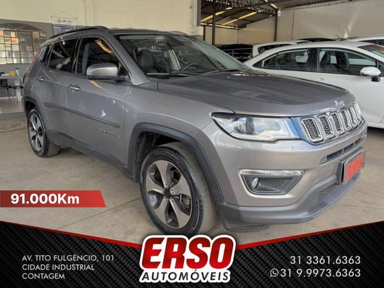 JEEP COMPASS 2.0 16V FLEX LONGITUDE AUTOMÁTICO JEEP COMPASS 2.0 16V FLEX LONGITUDE AUTOMÁTICO